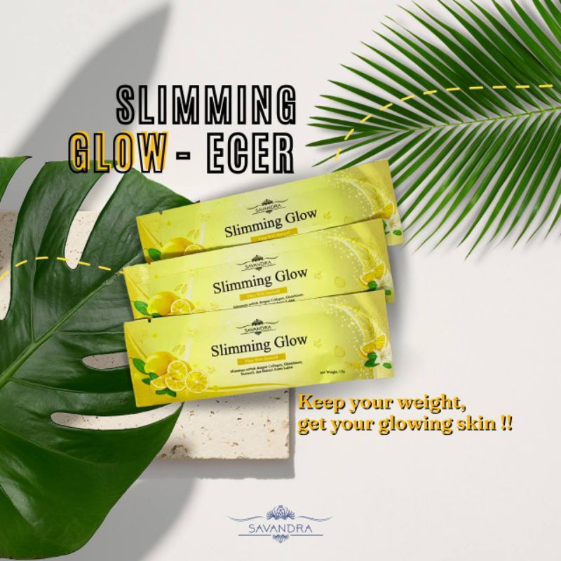 Savandra Slimming Glow SACHET Fiber With Stem Cell Minuman Diet Fiber