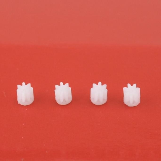 PRODUK- SPARE PART MAINAN GEAR DINAMO PER SET 4PCS DRONE HX750/BO669, HELICOPTER HX703/BO669 .