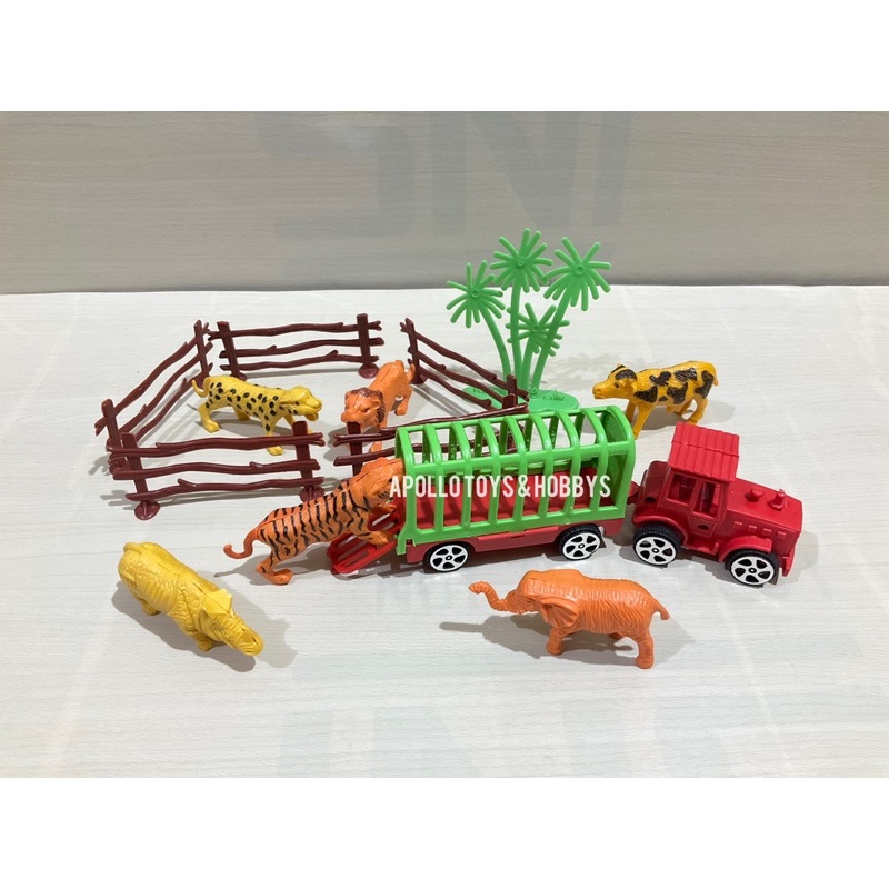 MAINAN ANAK ANIMAL SET + MOBIL TRUCK