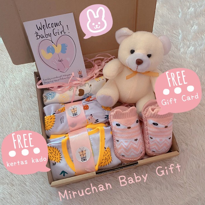 

(COD) Kikoochi Miruchan - Hadiah Kado Bayi Hampers Baby Lahiran Kelahiran