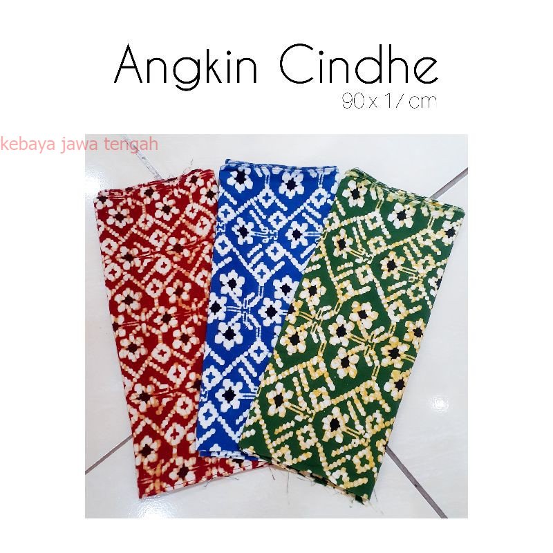 Angkin Cinde Kebaya Bludru