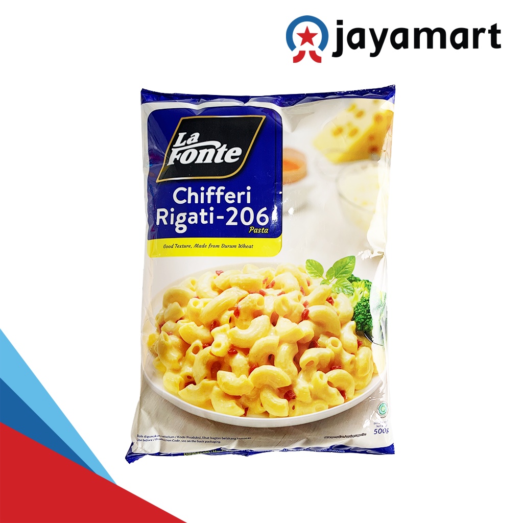 

La Fonte Chifferi Rigati 500gr Macaroni Makaroni