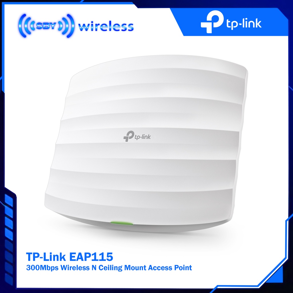 TPLINK EAP115 - 300Mbps Wireless N Ceiling Mount Access Point TP-LINK