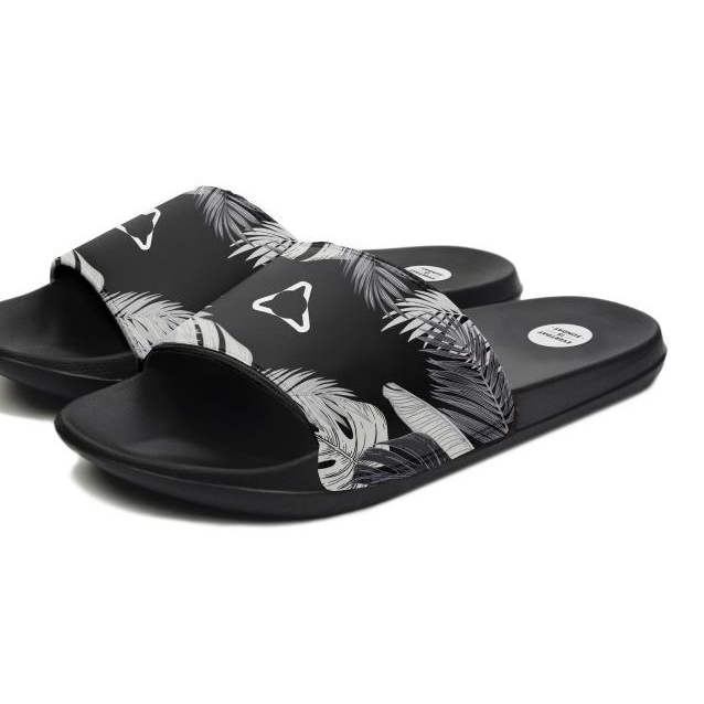 Sun Casual - Sandal Pria - Monstera Black / White - 39