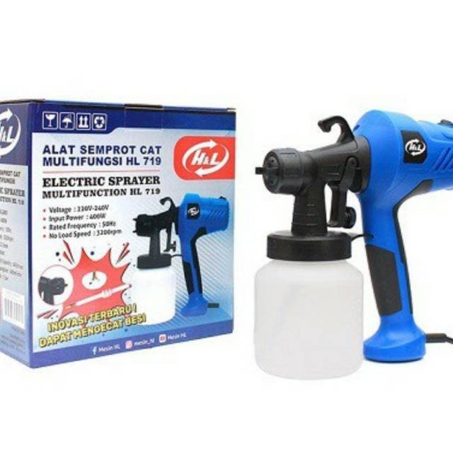 H&L  Electric Sprayer / Alat Semprot Cat Minyak Elektrik HL 719