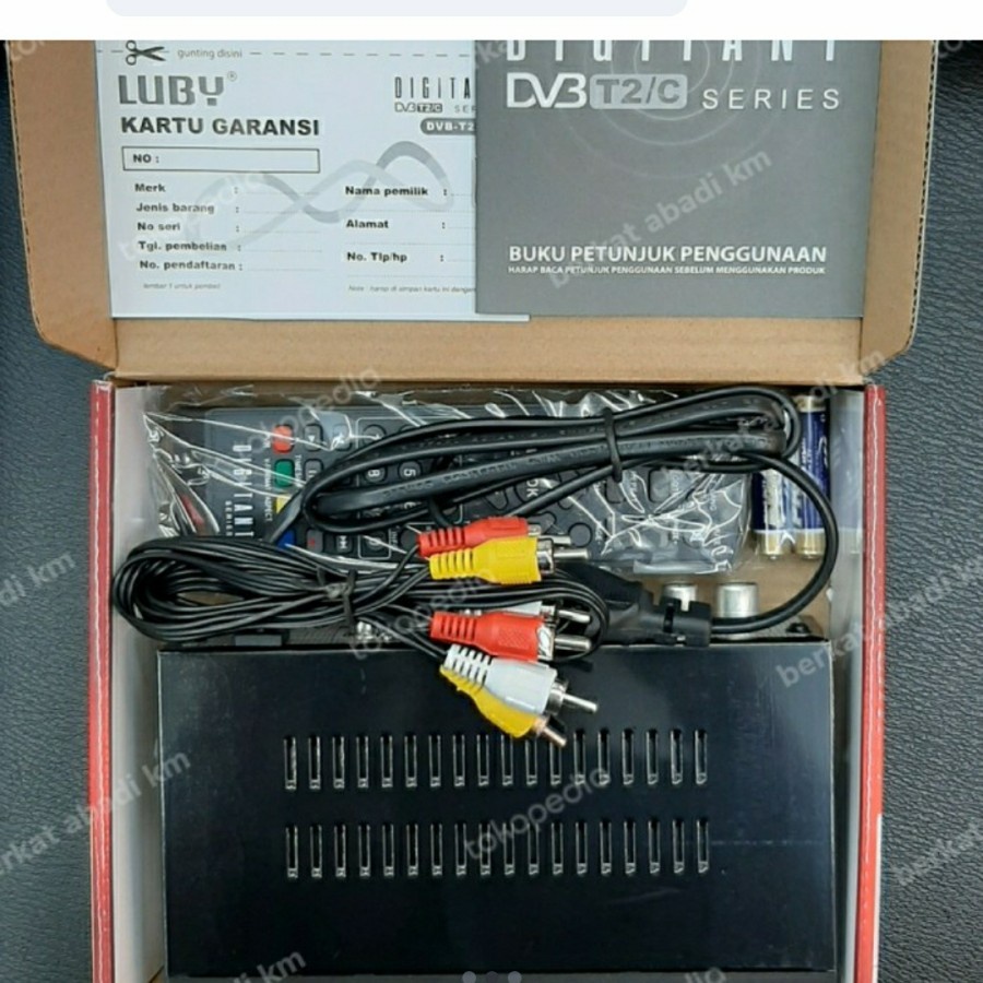 SET TOP BOX LUBY DVB T2 01 TV DIGITAL TV STB DT2-01 ORIGINAL LUBY