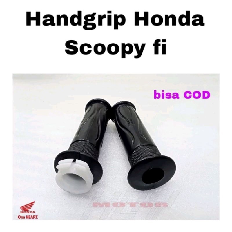 Hand Grip Handgrip kiri kanan Honda Scoopy fi Scoopy karbu