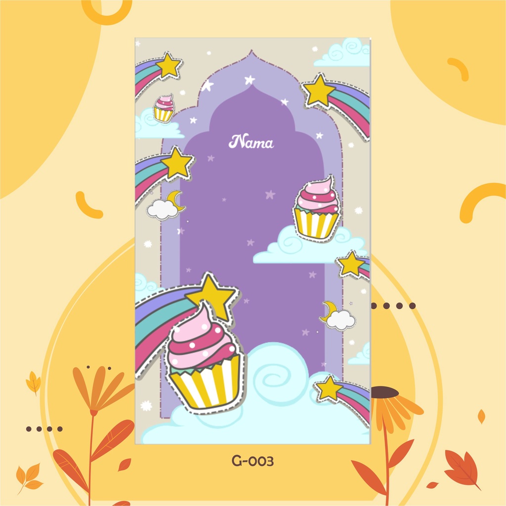 G-003 SEJADAH ANAK CUSTOM /SEJADAH ANAK /SEJADAH LUCU /SEJADAH TRAVEL /SEJADAH PRINTING