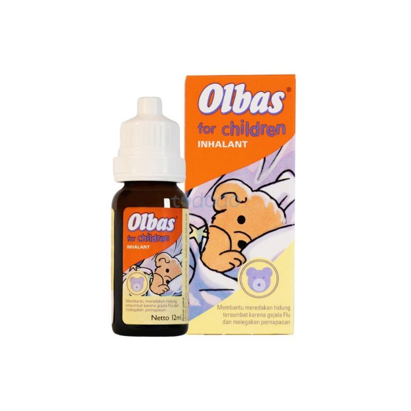 Minyak Aromaterapi Pilek Flu Bayi Olbas Inhalant Pelega Pernafasan Hidung Tersumbat Decongestant Oil 12ml