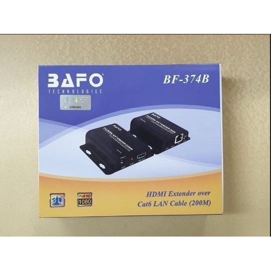 Hdmi Extender bafo 200mt cat 6 1080p bf374b