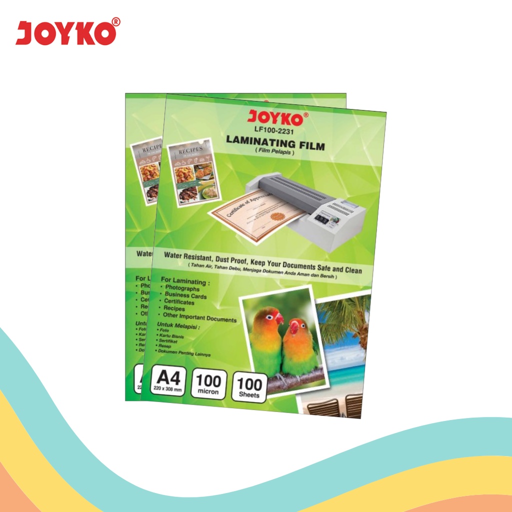 

MIKA LAMINATING JOYKO LF100-2231 A4 (1 PACK)