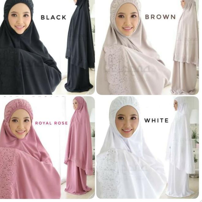 Promo Mukena bordir siti khadijah