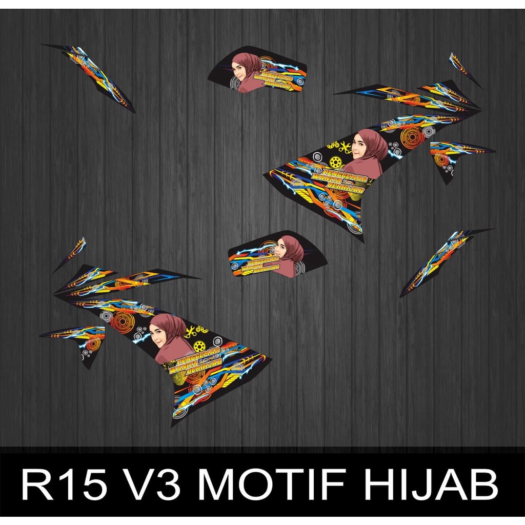 STRIPING R15 V3 HIJAB