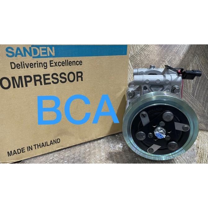 Kompresor Ac Mobil Honda Brio Lama New Brio New City Asli Sanden