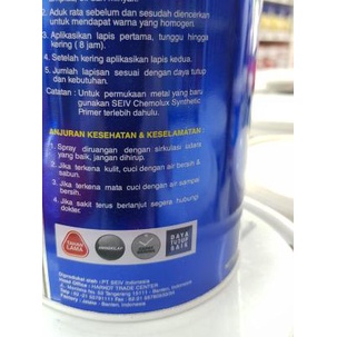 CAT KAYU BESI SEIV CHEMOLUX HITAM DOFF / BLACK DOFF 1 KG