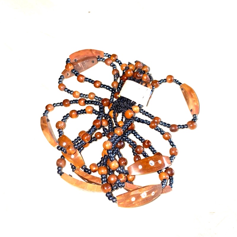GELANG KOKKA ANAK MOTIF PLAT MATA KOMBINASI MANIK