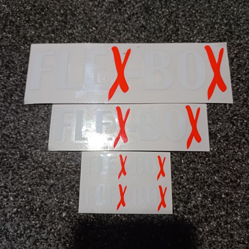 Sticker Helm Motor FlexBox Sticker FlexBox Stiker FlexBox