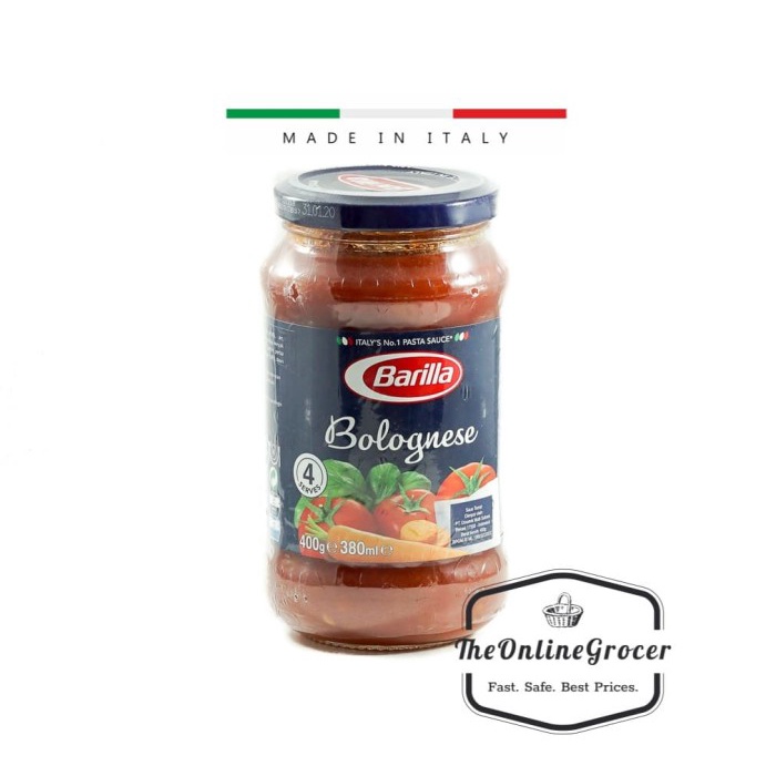 

BARILLA BOLOGNESE SAUCE/SAUS PASTA BOLOGNESE 380ML