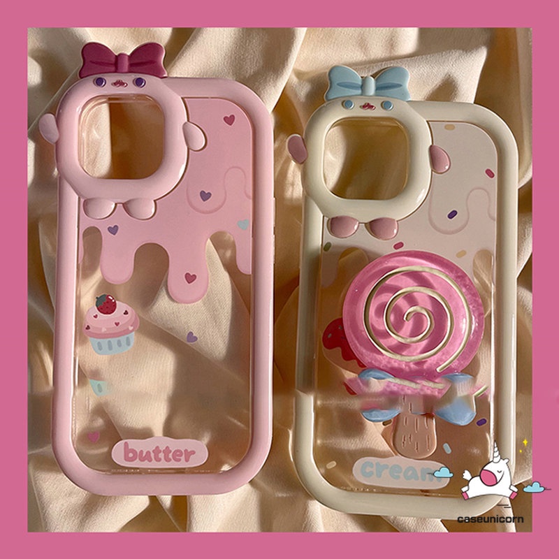Ring Holder Hp Universal Bentuk Permen Lolipop Model Korea