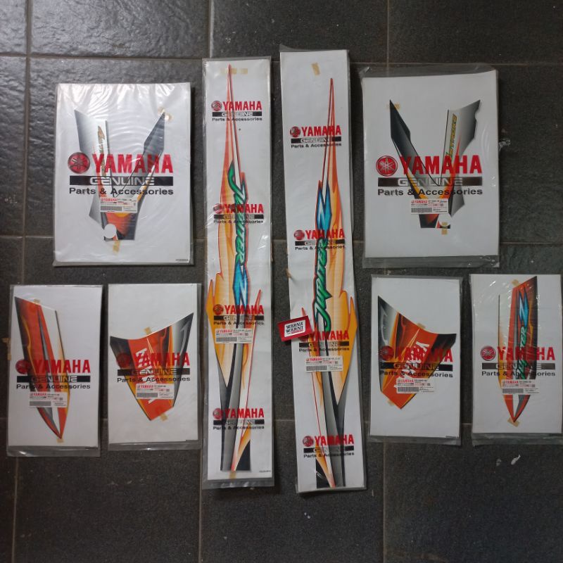 Strip striping lis grapik Fullset jupiter Z orange oren hitam 2005 original