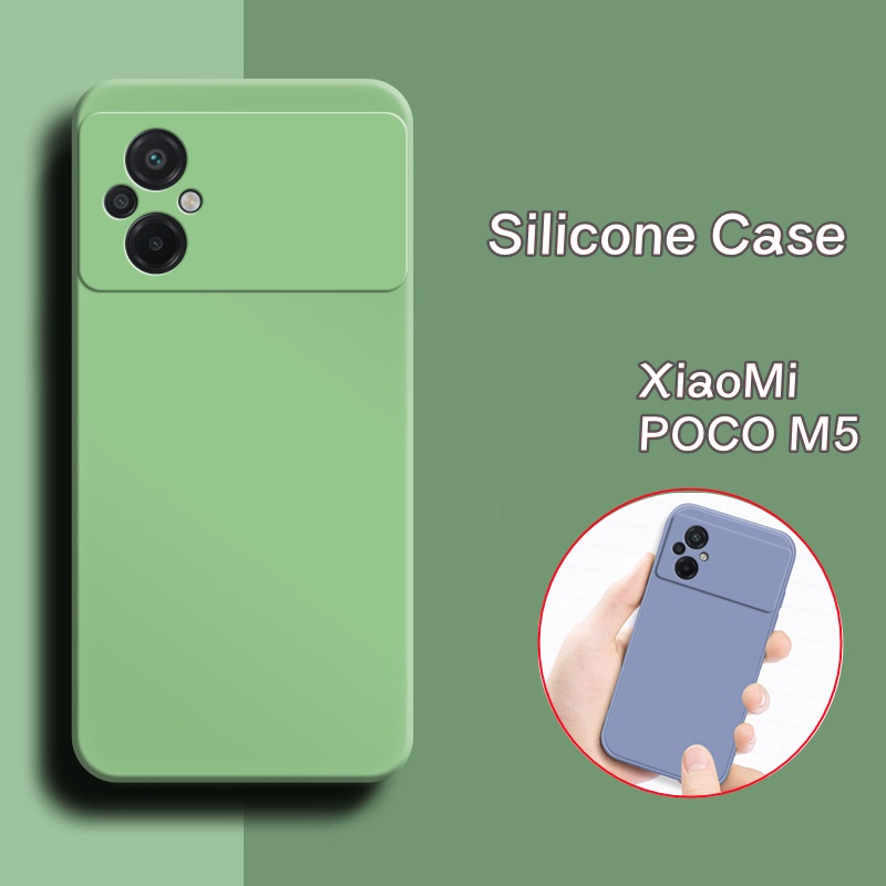 Soft Case Poco M5 Poco M5s Liquid Silikon Candy Macaron Bludru