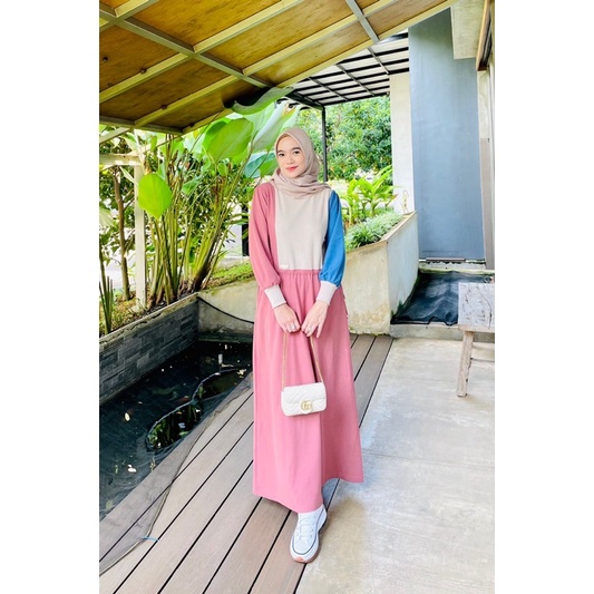 gamis Milana casual sporty terbaru MERK NS