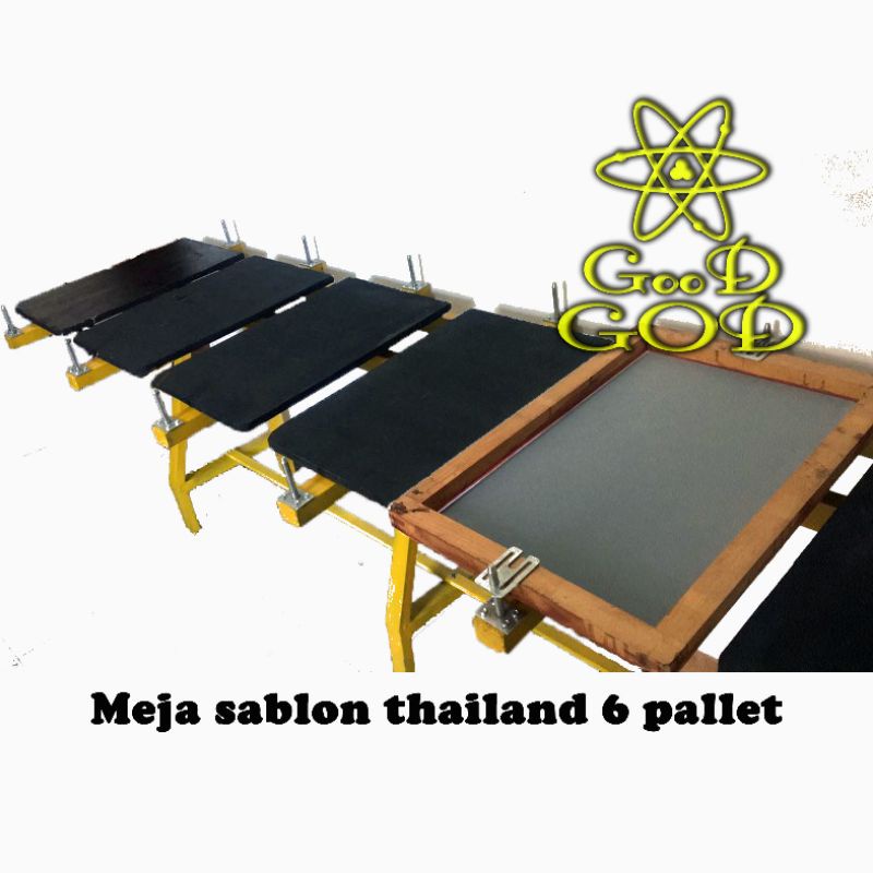 

|GG| READY STOCK Free ongkir Meja sablon thailand 6 pallet (RESI SYSTEM)
