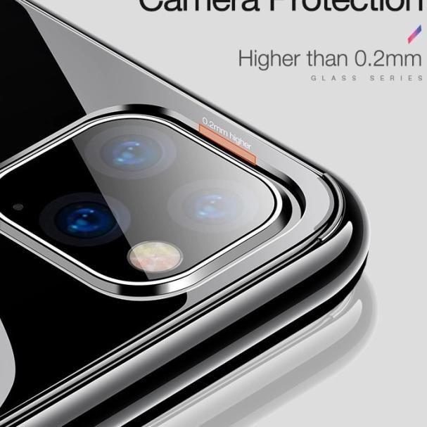 CAFELE Glass Back Case 11 11 Pro 11 Pro Max Premium Original - Clear, iPhone 11