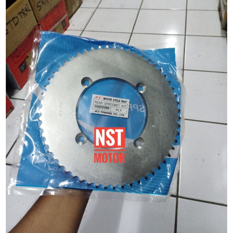 Gear Gir Belakang KLX 150 428 55T High Quality