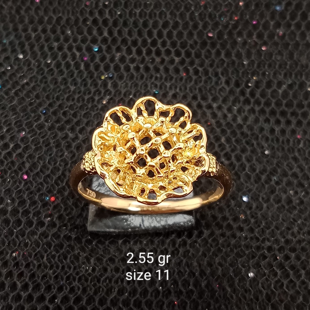 Cincin emas 17K - 2.55 gr kadar 750 - 3954