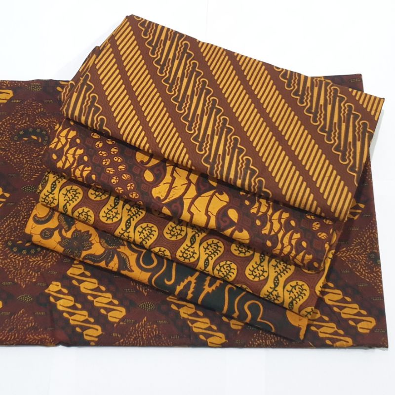 Kain Batik Soloan Soga Genes PadaSuka / Kain Panjang Batik Murah Podomoro