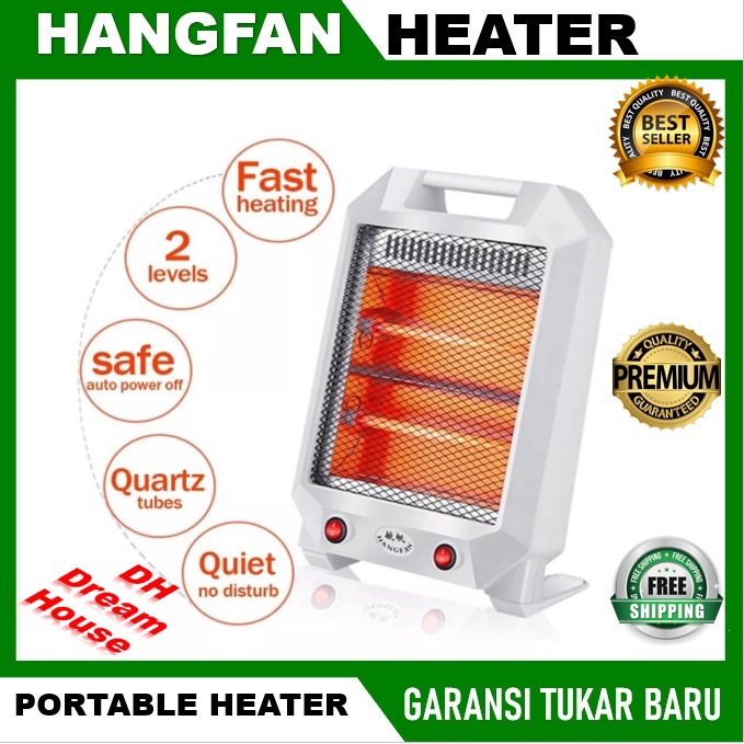 Penghangat Ruangan Pemanas Ruangan  HANGFAN Compact Room Heater 300 600 Watt