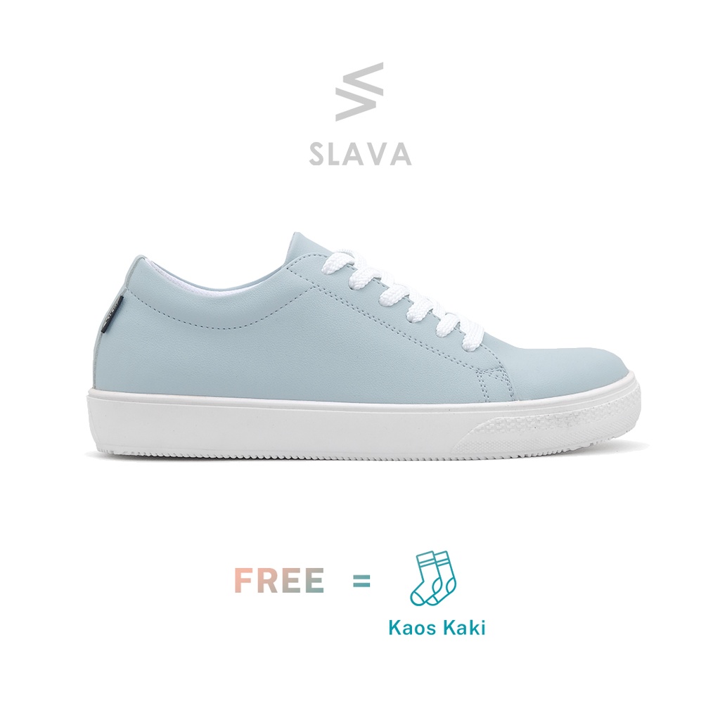 SLAVA - Blossom Sky Blue Sepatu Sneakers Wanita - Original Footwear