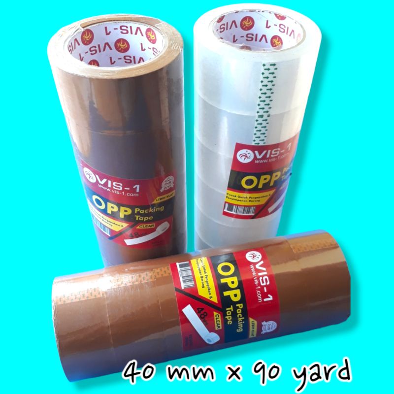 

PROMO Isolasi Selotip Lakban Packing Tape (1 Slop isi 6)