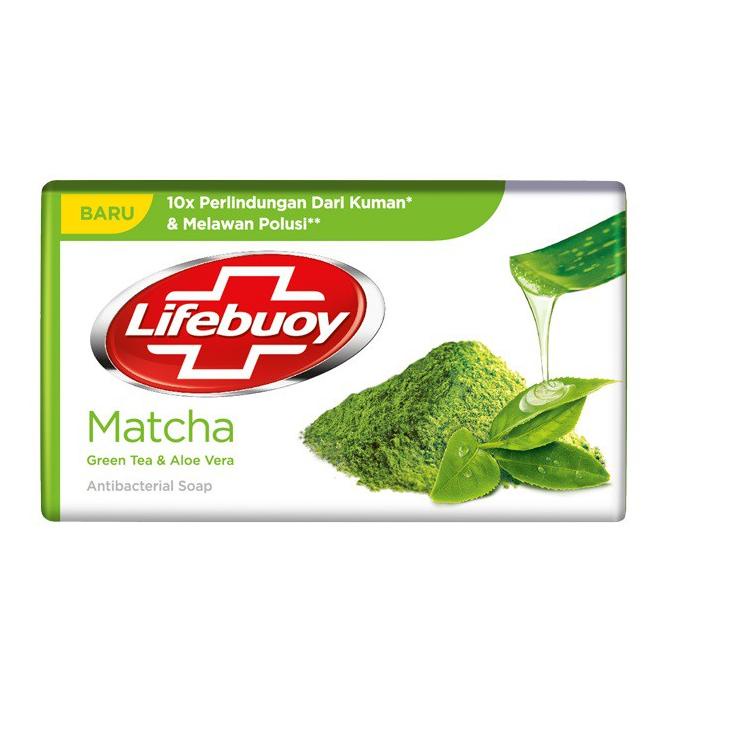 ShareNow--Lifebuoy Sabun Mandi Batang Matcha 110 gr x 4