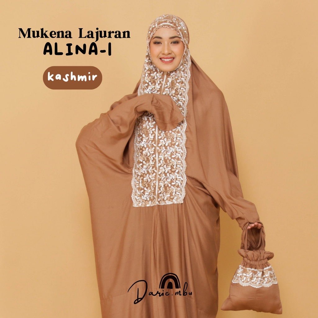 Mukena Dewasa Katun Rayon Terusan Lajuran Alina