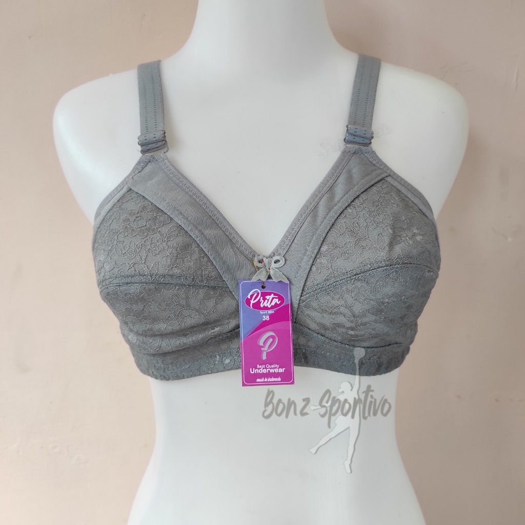BH Burkat size 34 - 46 Bra Brokat Tanpa Busa Dan Tanpa Kawat Pengait / Kancing 2