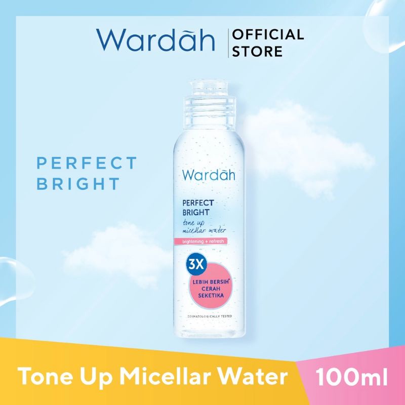 Wardah Perfect Bright + Tone Up Micellar Water 100ml-Meicellar Water