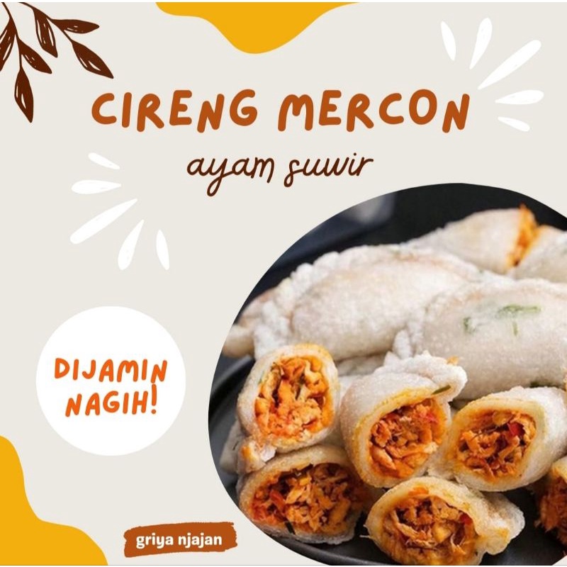 

Cireng mercon ayam suir