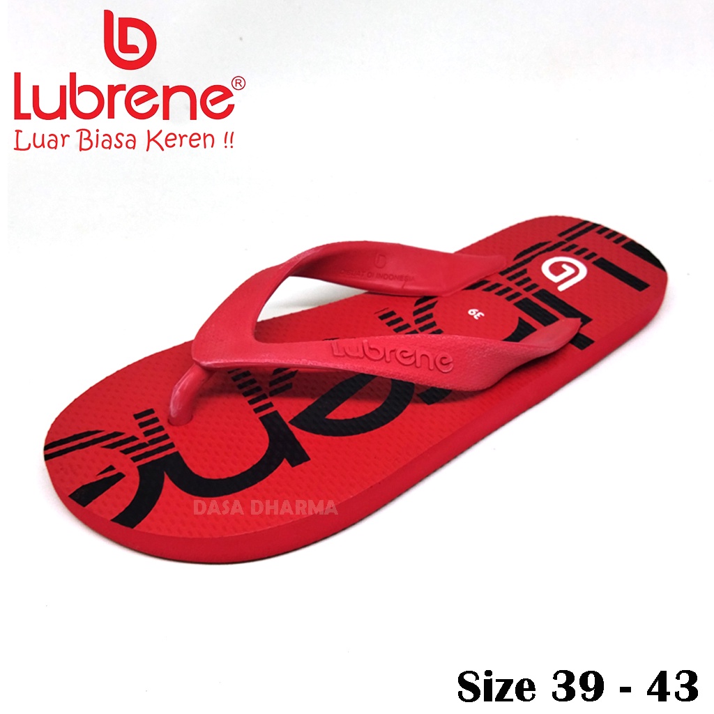 Sandal Jepit Lubrene Pria Dewasa Anak Laki Laki Size 39 - 43 Original