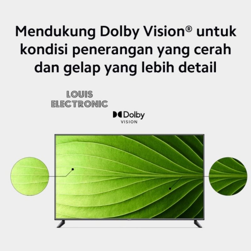 XIAOMI TV 65 INCH P1E 4K UHD SMART TV ANDROID TV BLUETOOTH ( KHUSUS MEDAN )