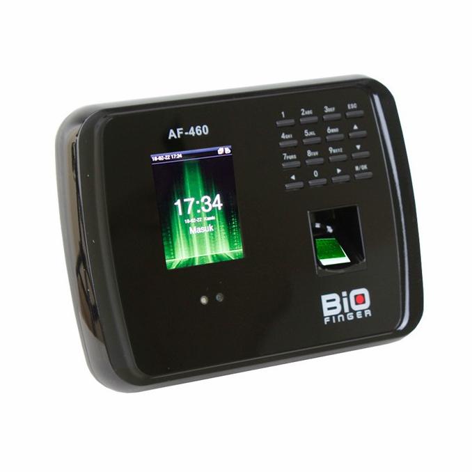 Mesin Absensi Wajah BioFinger AF-460, LAN, Cloud, Notif WA, OnLine, HP