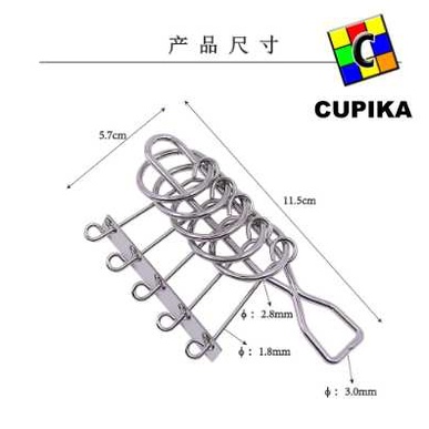 PUZZLE 5 Ring Shengshou Yongjun Unik Murah Rubik 3x3 3x3x3