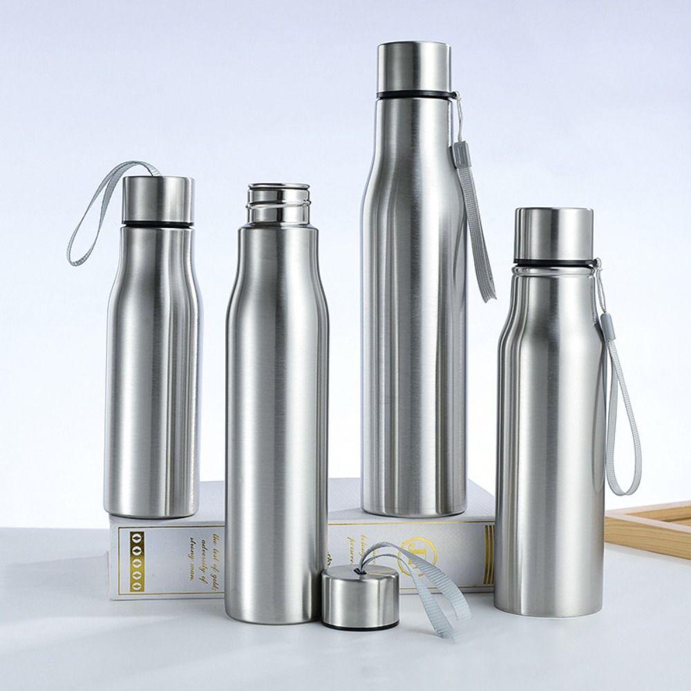 [Elegan] Botol Air Stainless Steel Solid Tahan Suhu Tinggi Frosting Sepeda Luar Ruangan Hadiah Cangkir Cangkir Kapasitas Besar