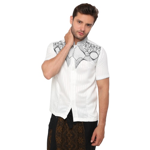 Baju Muslim Pria Terbaru Katun Krem – KKS 25