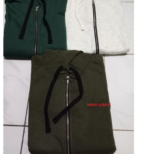 H&M SWEATSHIRT HOODIE JACKET [ORIGINAL] - S, Cream