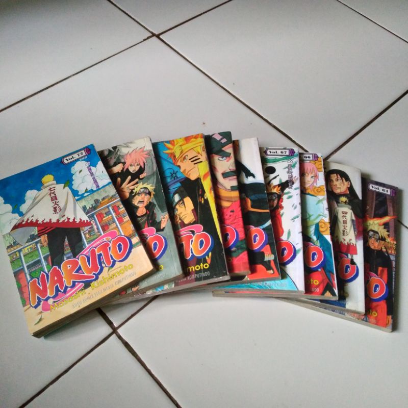 Komik Naruto vol 64-72 Lengkap