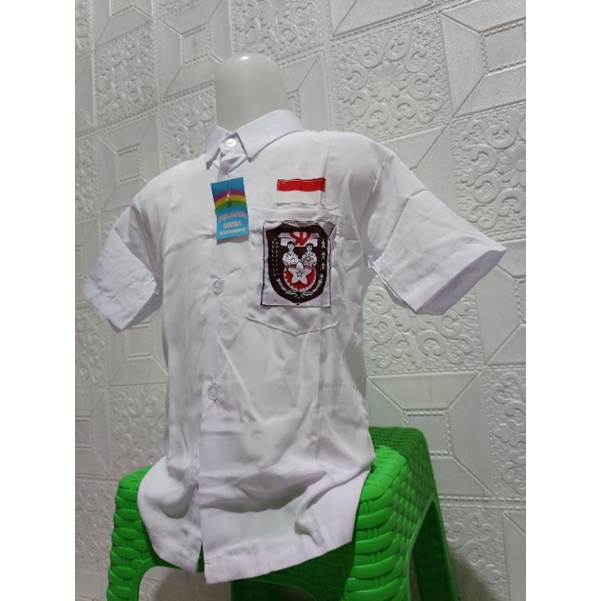 BAJU PUTIH TANGAN PENDEK TYSU/BAJU PUTIH PENDEK PUTIH SD TANGAN PENDEK/BAJU PUTIH SEKOLAH