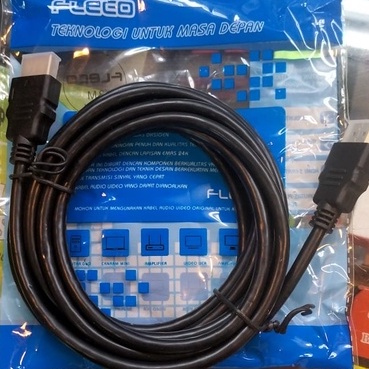 KABEL HDMI 1,5 M /3 M FLECO BISA UNTUK SET TOP BOX DAN LAINNYA KUALITAS TERBAIK