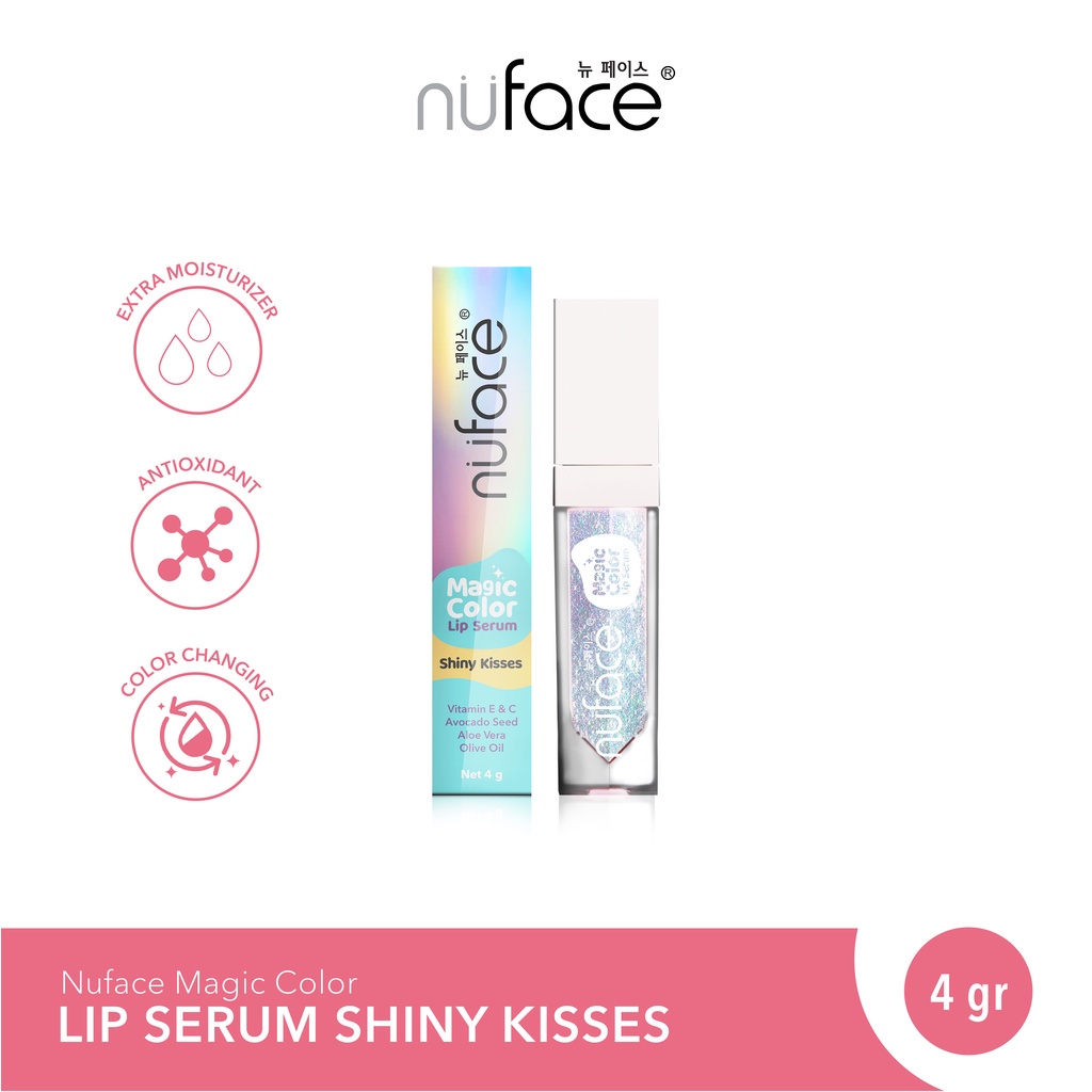 Nuface Magic Color Lip Serum Shiny